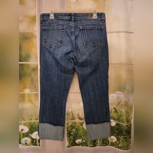 Kut from the Kloth Cropped Cuff Jeans – Size 6 | Mid-Rise | Folded Hem 30x25